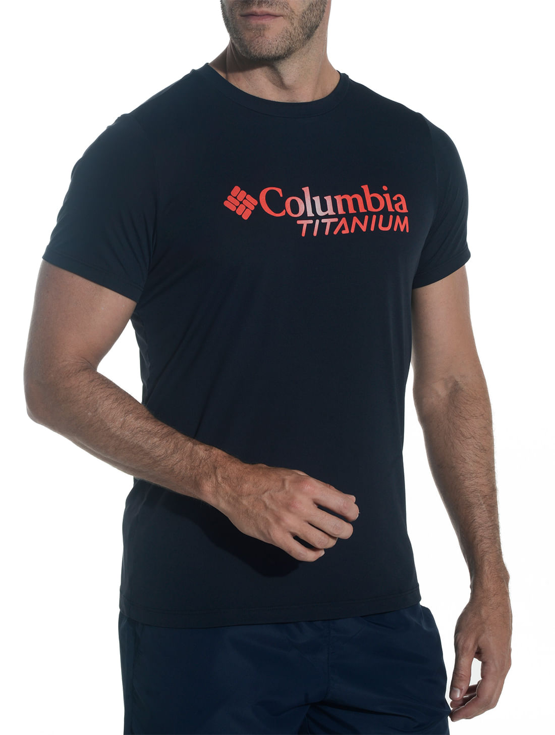 Camiseta Columbia Titanium Burst Masculina 320470-010 - Preto