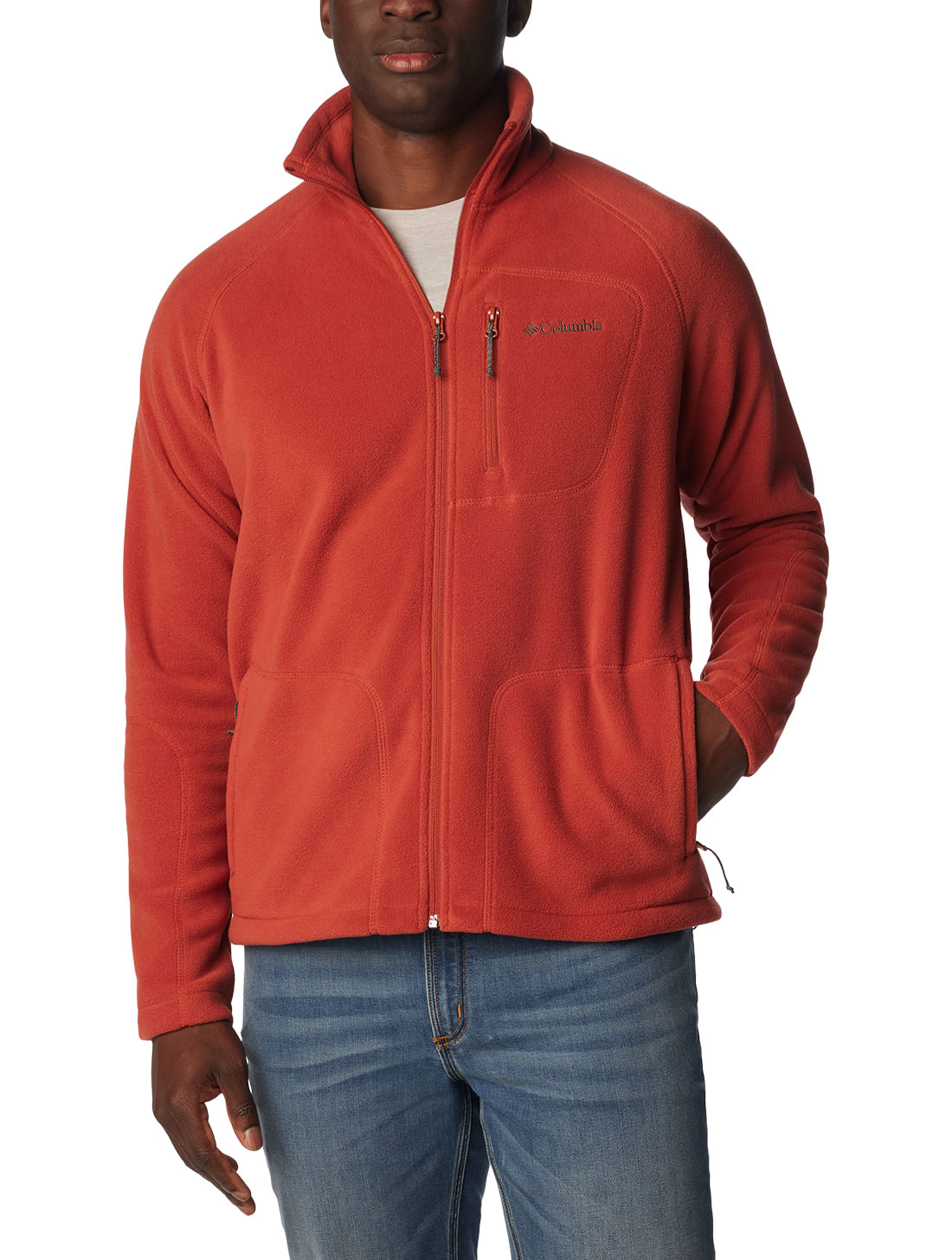 Jaqueta Columbia Fleece Fast Trek II Full Zip - Masculina em Promoção