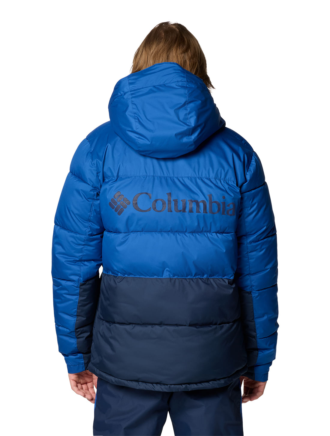 Columbia hooded puffer jacket 黒 水色 Men's Pike Lake™ II Hooded Puffer Jacket |