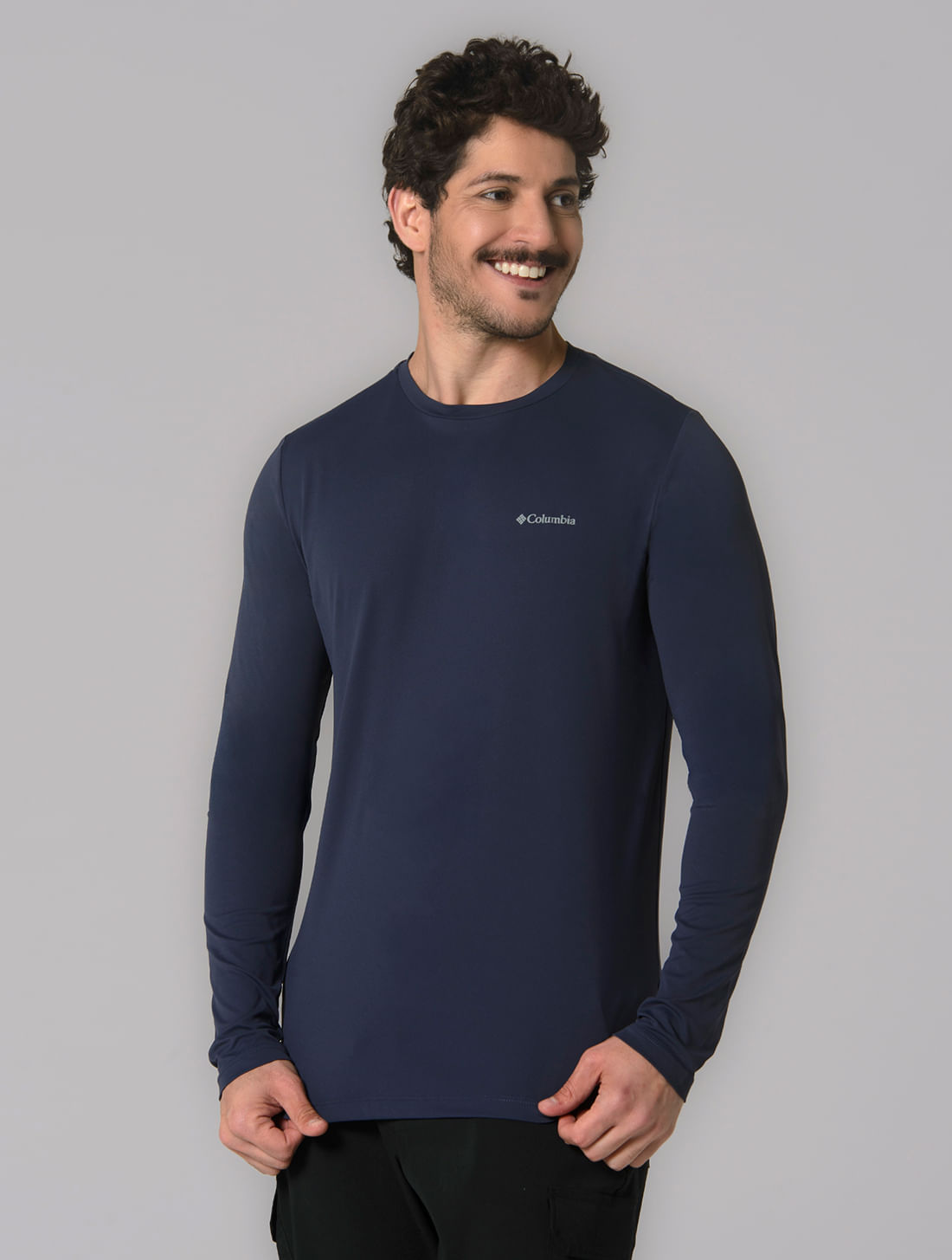 Camiseta Columbia Masculina M/L Neblina - Columbia Sportswear