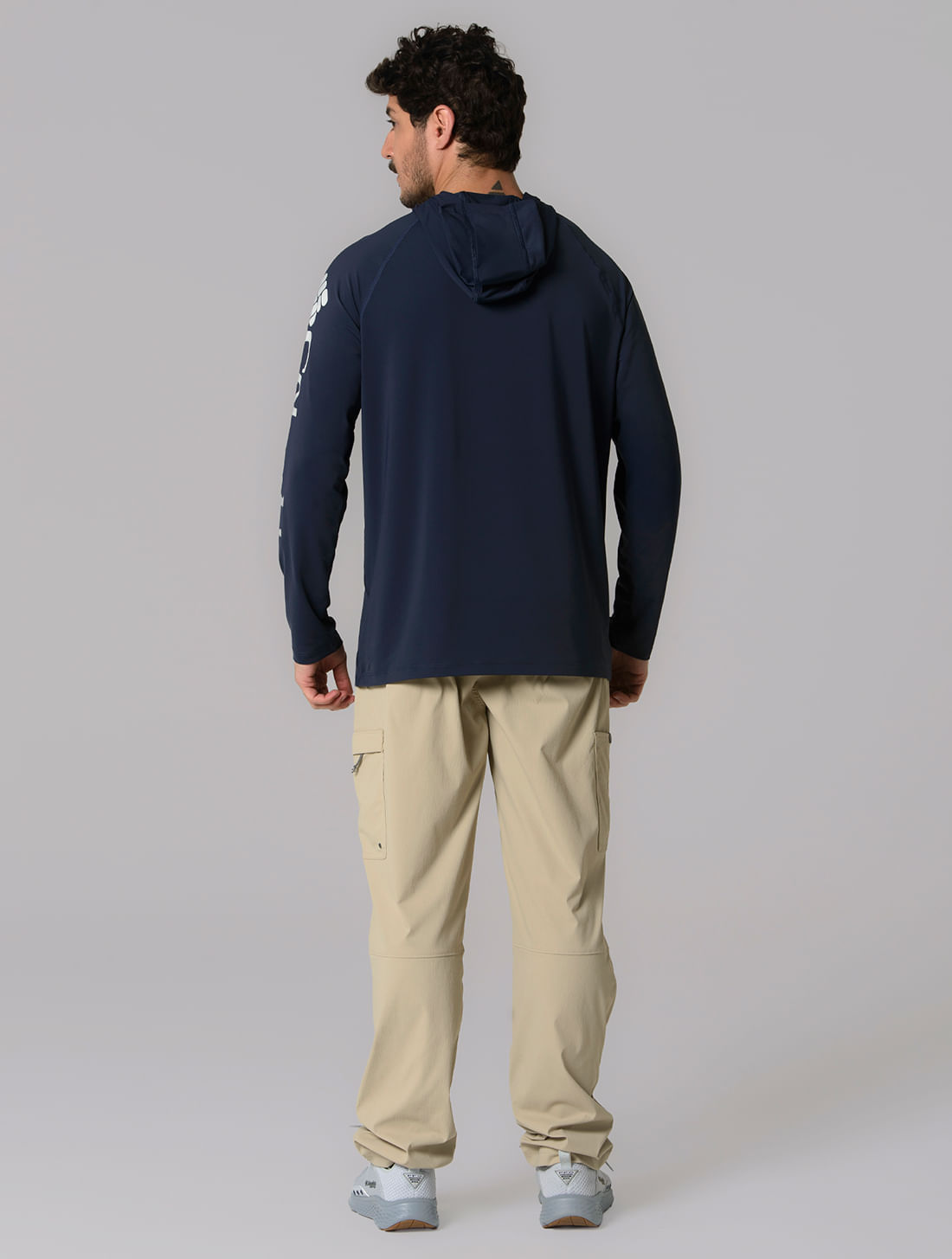 B*読様 SOL GuruGuruHoodie Navy L Camiseta Columbia Masculina Aurora M/L PFG Terminal Tackle