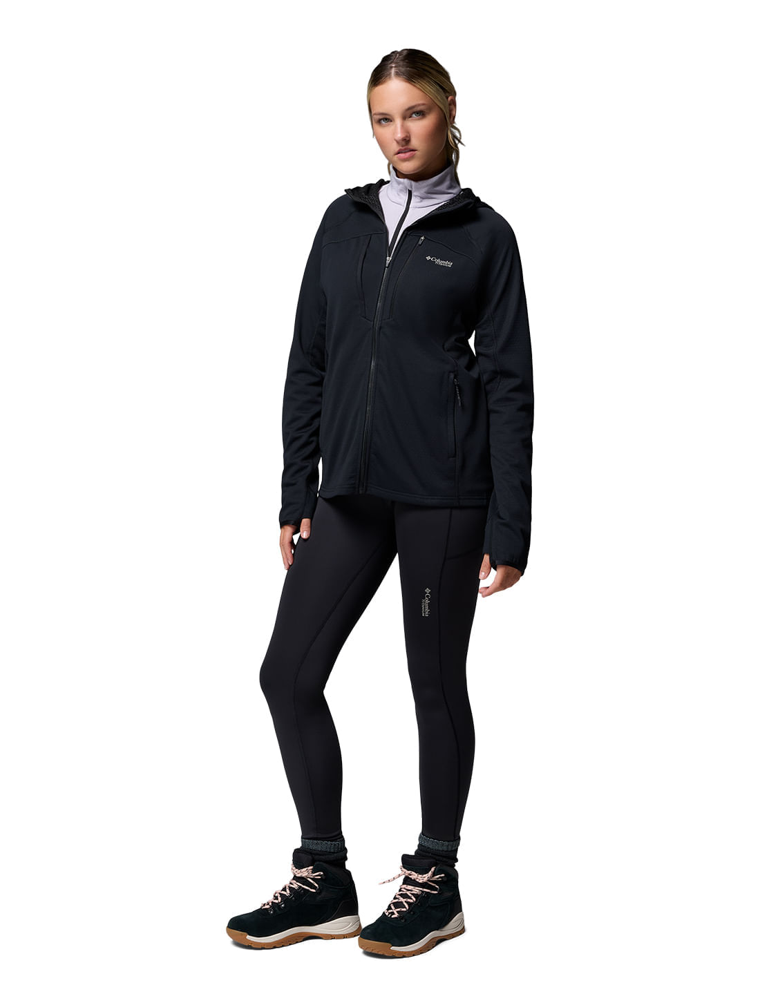 Werwolf ブラックメタル black l Fleece Columbia Feminino Arctic Crest Bonded Full Zip | Columbia